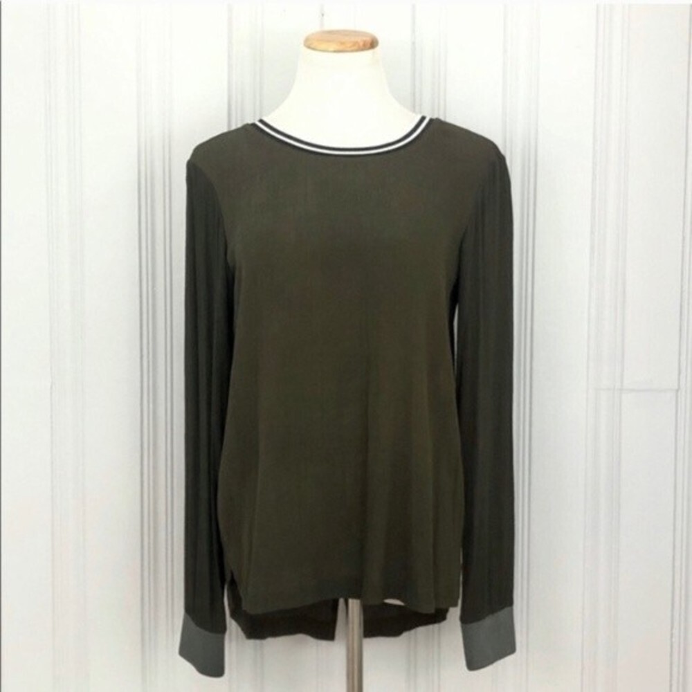 LOU & GREY | Kendal Crepe Long Sleeve Top *Sample*